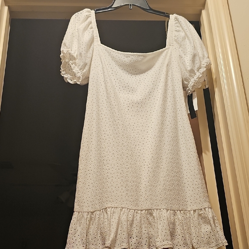 Kohl's White Eyelet Dress
